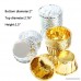 Gold Foil Metallic Paper Baking Cups Muffin Cups Cupcake Liners 50-Count Cake Baking Cups for Birthday Wedding Party (Gold) - B07BDF934R